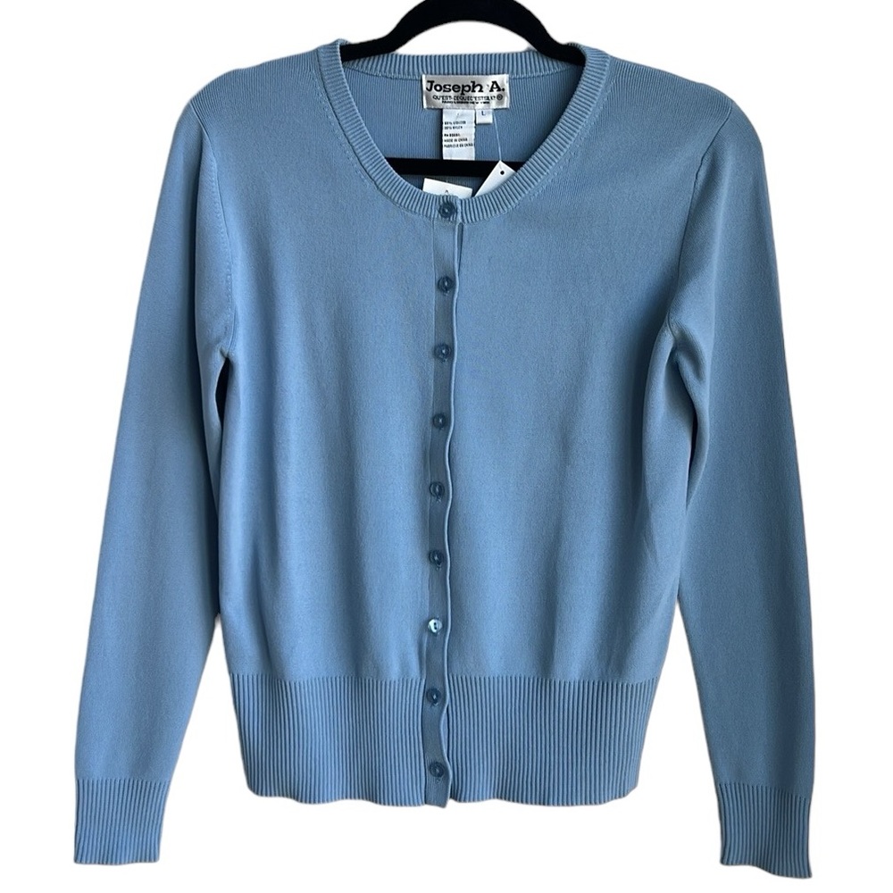 Joseph A Blue Cardigan sweater